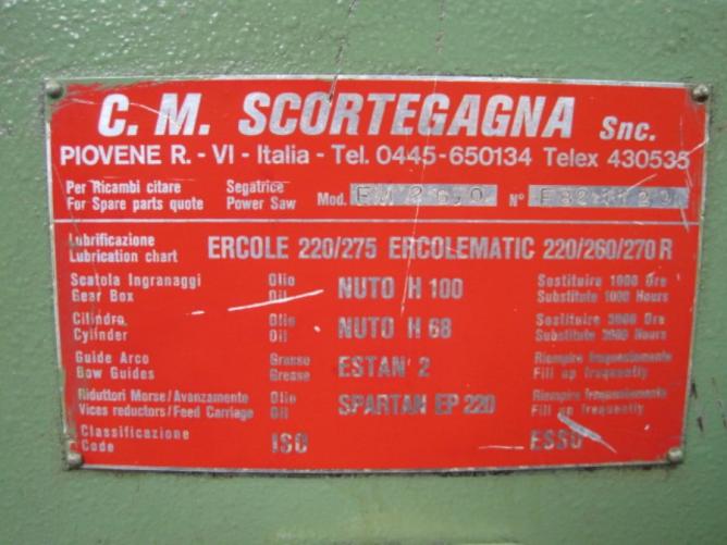 SCORTEGAGNA ERCOLE MATIC 260